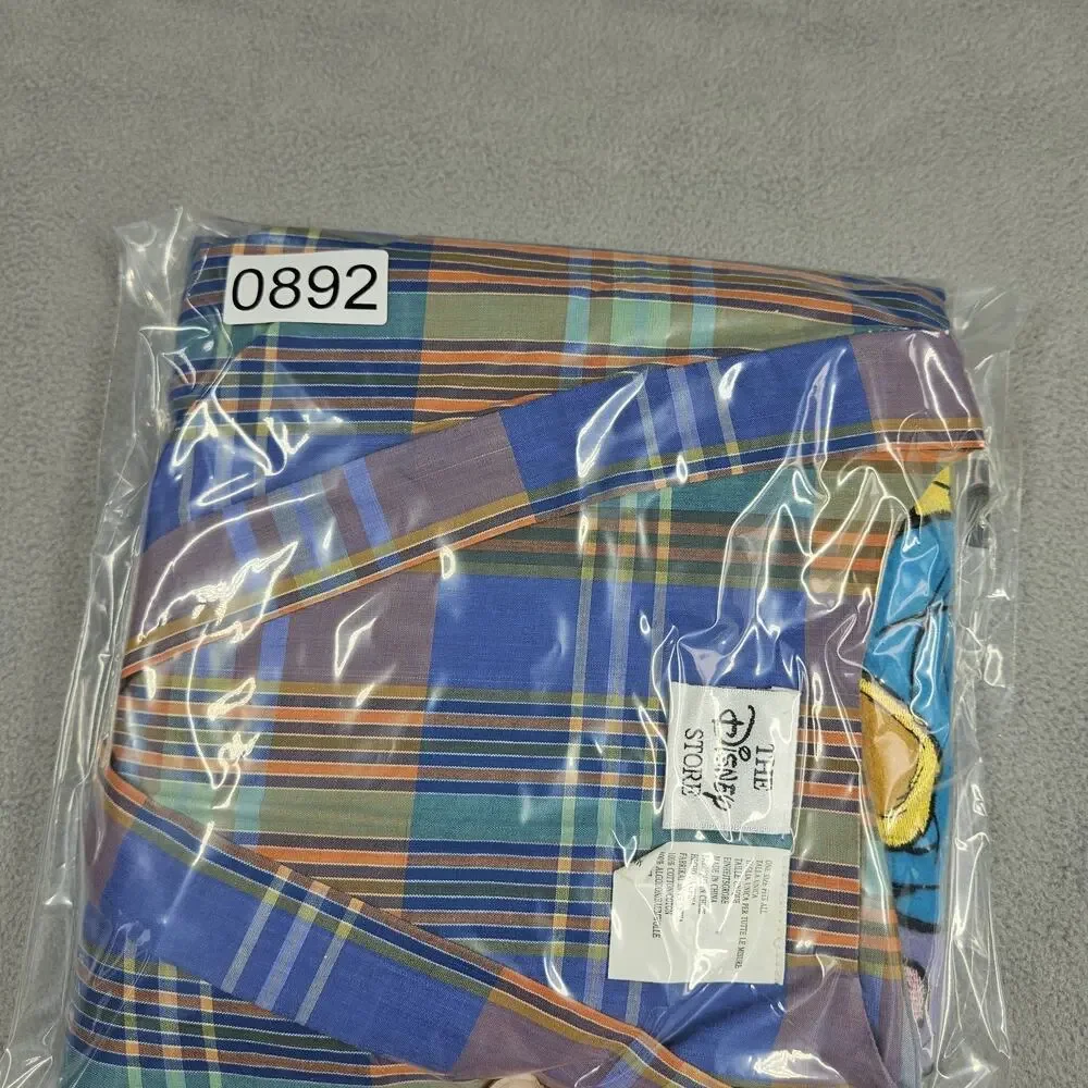 Disney Store Nightgown Winnie The Pooh Piglet Plaid Sleep Shirt OSFM Cottage - Picture 14 of 14